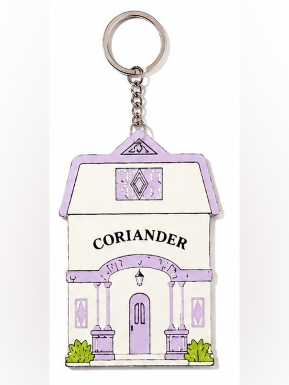 2/$25 Lenox Spice Village Inspired Coriander House Keychain with Key Ring